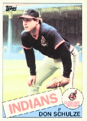 1985 Topps Baseball Cards      093      Don Schulze